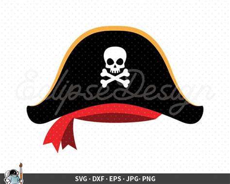 Pirate Hat SVG Pirate Hat Vector Pirate Hat Clipart Pirate | Etsy