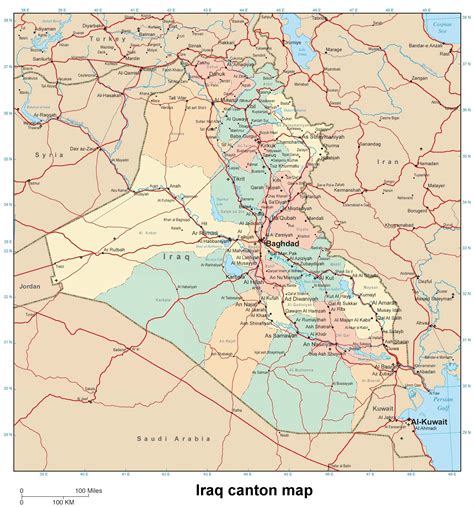 Iraq Maps | Printable Maps of Iraq for Download