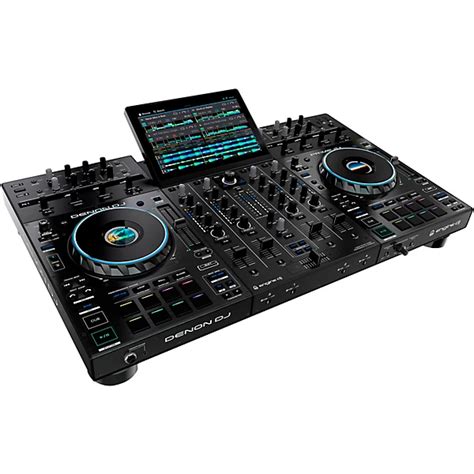 Denon DJ PRIME 4+ and Decksaver Cover Bundle | Guitar Center