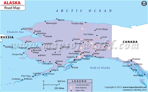 Alaska Highway Map | Alaska Highway Route Map | Alaska highway, Route ...