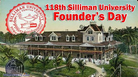 118th Silliman University Founder’s Day | Schedule of Activities