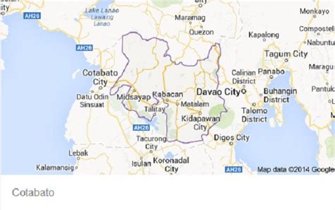 Road Map Of Cotabato City