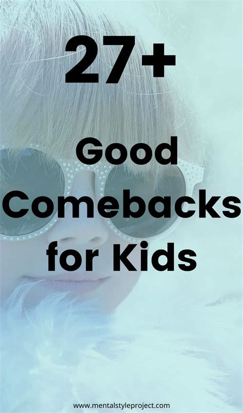 27 Good Comebacks For Kids: Roasts, Jokes, And Insults!