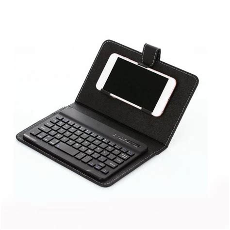 Portable PU Leather Wireless Keyboard Case for iPhone, Protective ...