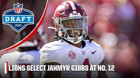 Did the Lions reach for Jahmyr Gibbs at No. 12? | 2023 NFL Draft - Win ...