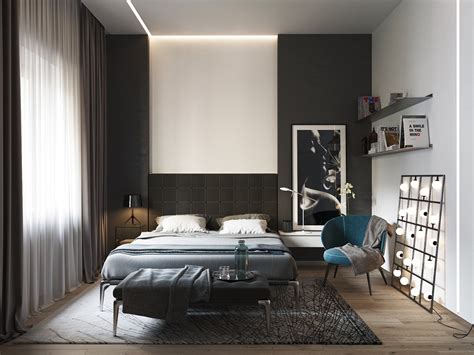 Black And White Bedroom Interior Design Ideas