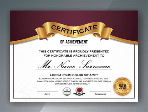 Multipurpose Professional Certificate Template Design. Vector il 234730 Vector Art at Vecteezy