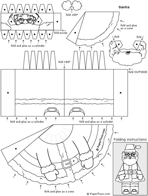 Printable 3D Paper Templates - Paper Toys Free Printable Papercraft ...