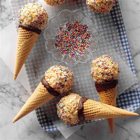 Ice Cream Cone Treats Recipe | Taste of Home
