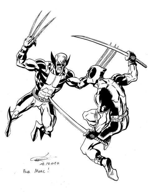 Wolverine vs Deadpool by e-v4ne on DeviantArt