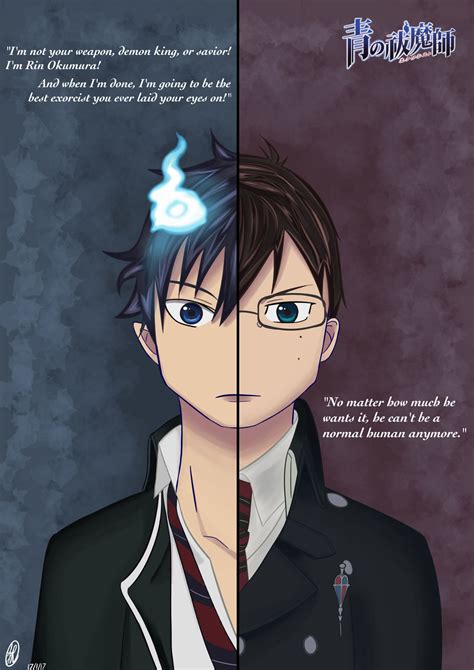 Rin and Yukio (Blue Exorcist) by ArtByElizah on DeviantArt