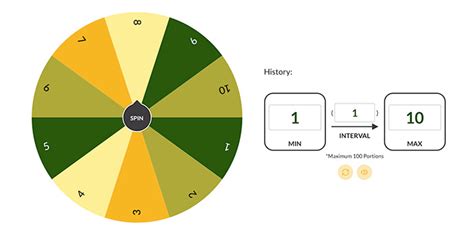 Number Picker Wheel is a specialized random number generator, rng tool which picks a random ...