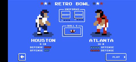 I played a 6-10 team in the Retro Bowl! 😲 : r/RetroBowl