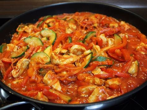 Low-Carb Zucchini-Paprika-Hähnchen-Pfanne von La_Cuisine_1990 | Chefkoch