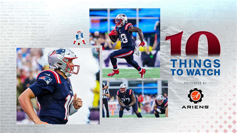 10 to Watch: Patriots eye big divisional matchup vs. Dolphins