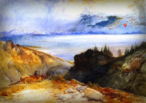 The Thomas Moran Yellowstone Paintings Stopped Public Auction Of The ...