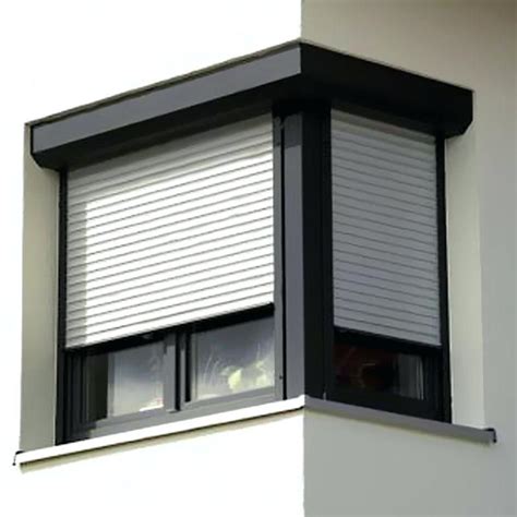 Aluminum Roller Shutter Window Manufacturer Aluminum 55 Slat Width Electric Rolling Shutter ...