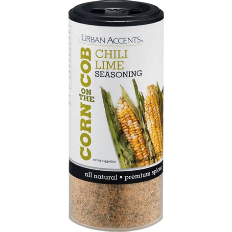 Urban Accents Corn on the Cob Seasoning, Chili Lime | Salt, Spices ...