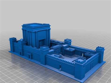 Herods temple (Second Temple in Jerusalem) 3D Print Model - 3DHunt.co