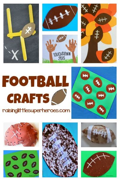 Over 10 Fun Football Crafts For Kids to Tackle