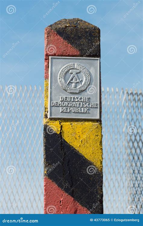 At the Former Inner German Border Stock Image - Image of berlin ...