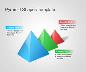 Free Pyramid PowerPoint Shapes Template