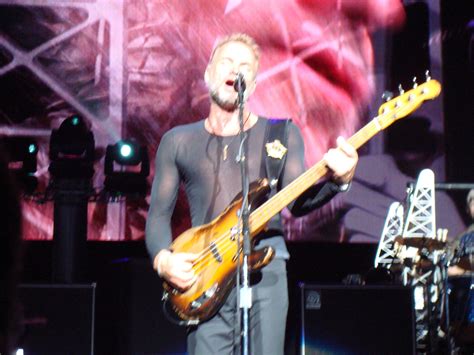 Front and center for the Police reunion tour in 2008 at the Comcast Center in Mansfield, MA ...