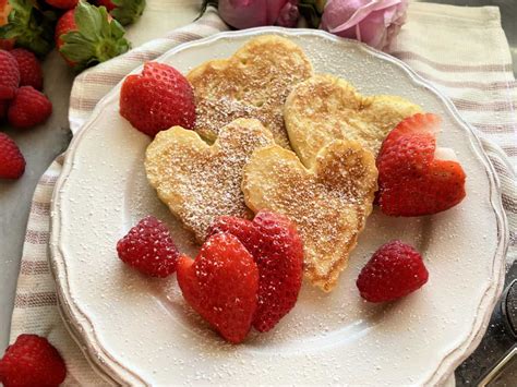 Heart Shaped Pancakes - Katie's Cucina