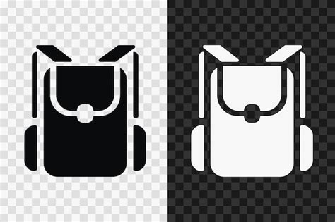 Premium Vector | Backpack silhouette