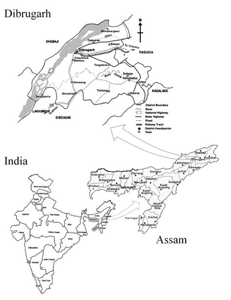 Dibrugarh district of Assam, India | Download Scientific Diagram