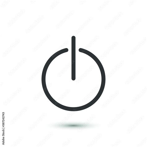 Vector switch icon. Turn on/ off symbol. For design, web site design, logo, app, UI. Stock ...