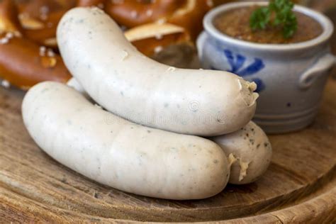 Bavarian white sausage stock image. Image of german, breakfast - 7178669