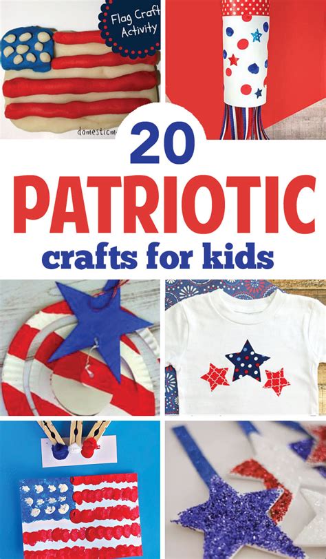 20 Super Cute Patriotic Crafts For Kids - Sunshine Whispers