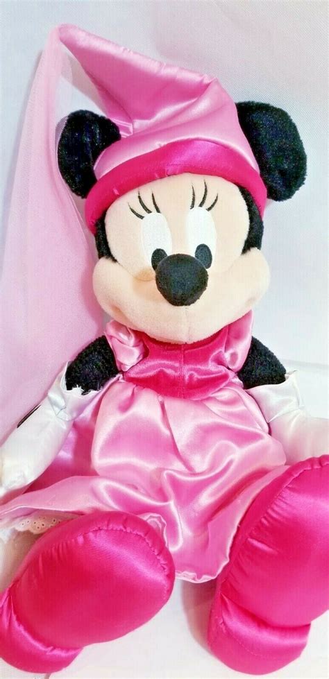 Disney Minnie Mouse Bundle Pink Princess Plush BIG toy disney parks ...