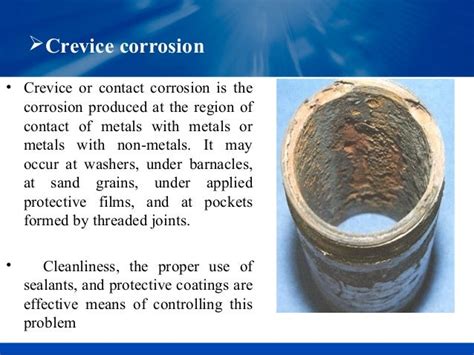 (Pitting corrosion and crevice corrosion)