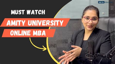 AMITY University Online MBA Review | Fees | Career | Placements - YouTube