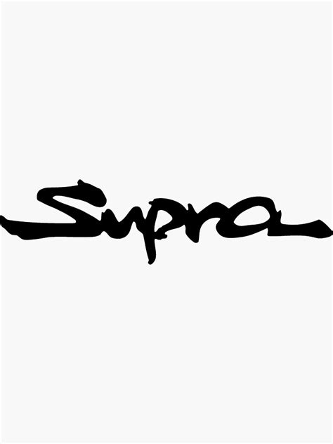 "Toyota Supra Logo" Sticker for Sale by HerrTyp | Redbubble