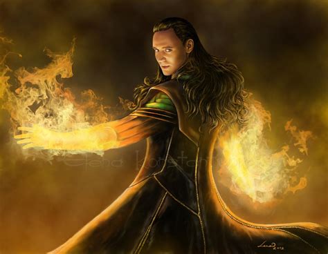 Loki God Of Fire by legadema666 on DeviantArt