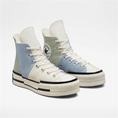 Converse Chuck 70 Plus Material Mashup Unisex Gri Sneaker Kadin Spor ...