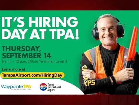 Tampa International Airport-Wide Hiring Day Event Is Thursday Morning