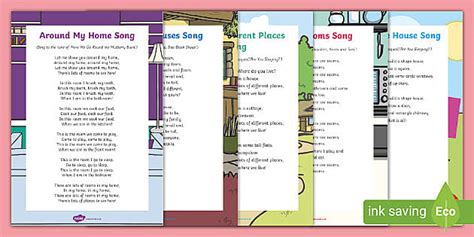 Houses and Homes: Building Songs For Early Years - Twinkl