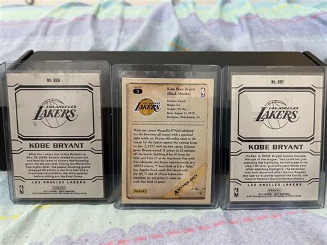 Kobe bryant nba cards on Carousell