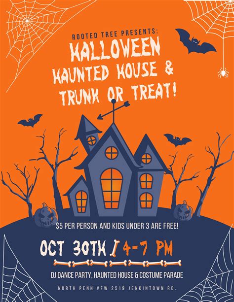 Oct 30 | 2nd Annual Haunted House and Trunk or Treat by Rooted Tree ...