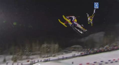 Colton Moore X Games Snowmobile Crash