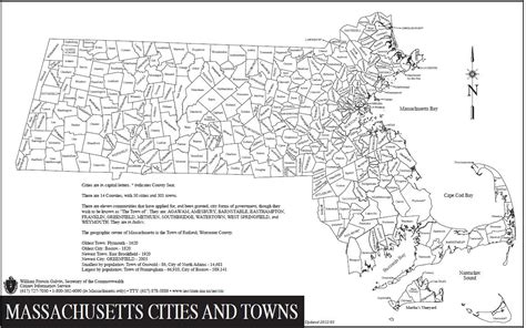 Massachusetts Map | Map of Massachusetts