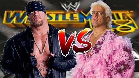 WWE Wrestlemania X8 Undertaker vs Ric Flair - YouTube