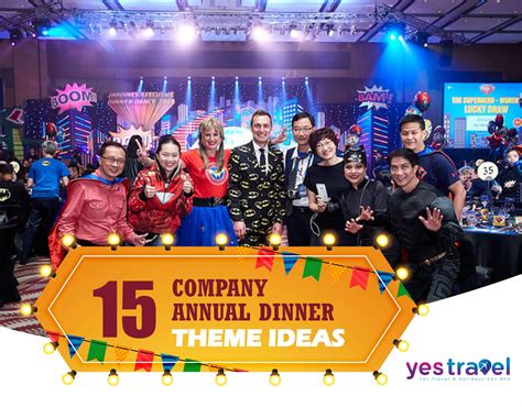 15 Company Annual Dinner Theme Ideas - Yes Travel