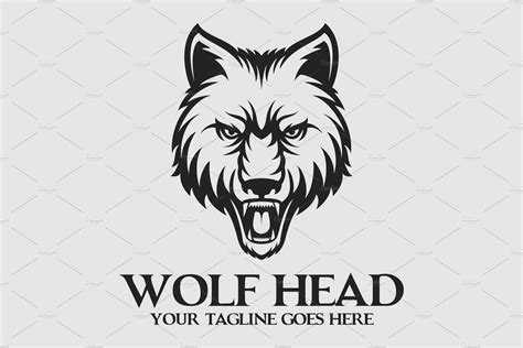 Wolf Head Logo – MasterBundles