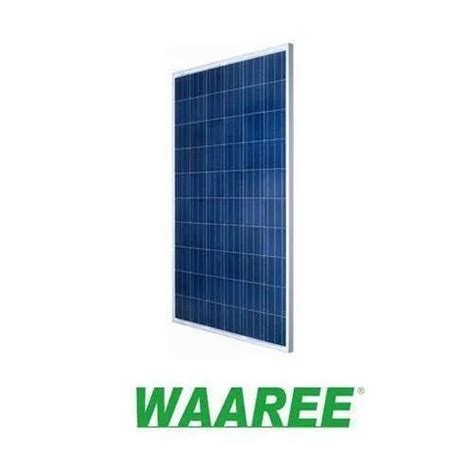 Waaree 130 Watt 12 V Polycrystalline Solar Panel at Rs 22/watt | Solar ...