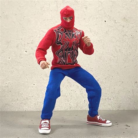 PB-PPHS-SET: 1/12 Human Spider Outfit for 6" Spiderman, Nota, MixMax ...